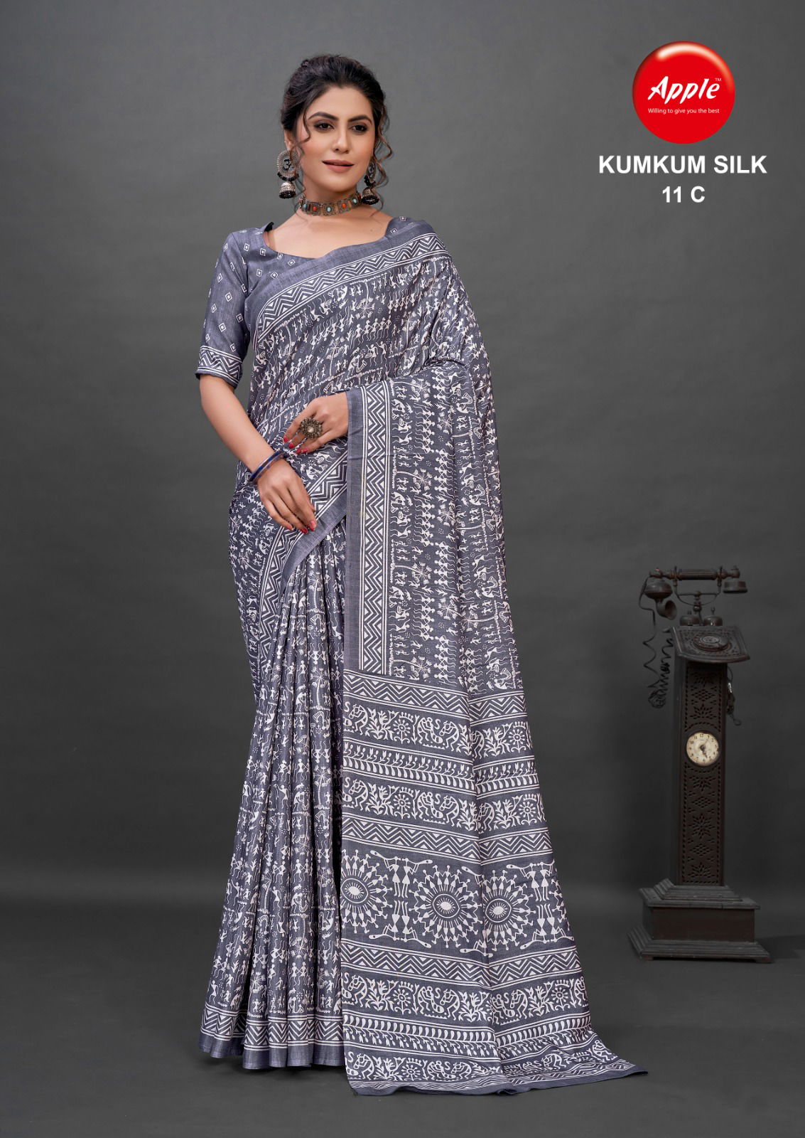 Kumkum Silk Vol 11 By Apple Printed Daily Wear Saree Wholesale Price In Surat
